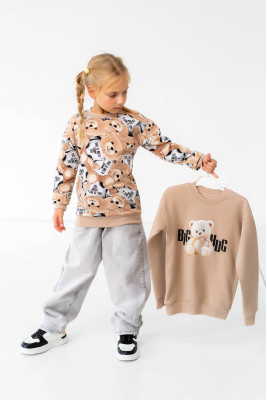 Комплект для дівчаток з 2-х світшотів 